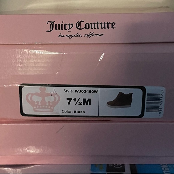 Juicy couture, wedge sneaker size 7.5 - Picture 4 of 16